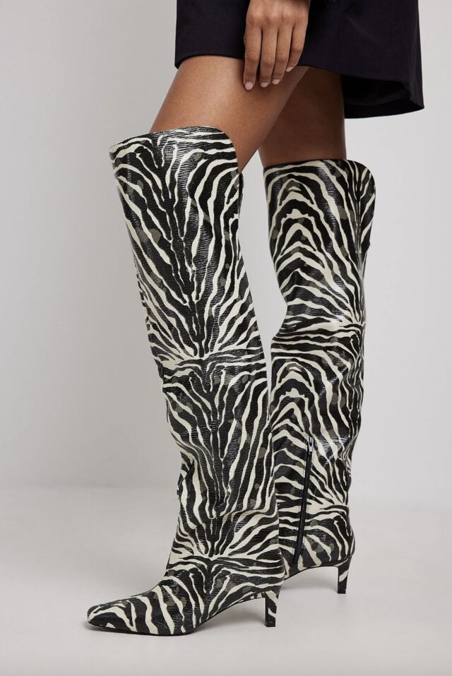 zebra laarzen