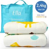 Ella® Verzwaringsdeken Kind 2,4kg - 90 x 120cm - Zwaartedeken - Weighted Blanket -... | bol.com
